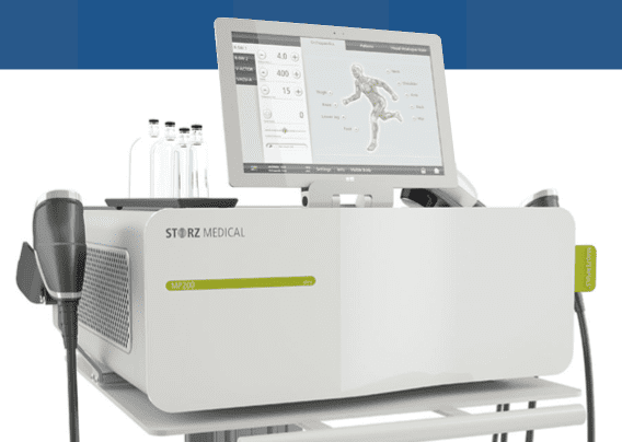 Shockwave Therapy machine- used by BlueWhite Health